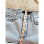 Hudson  Jeans Drew Mid-Rise Flare Leg Crop Bleach Dip Blue Jeans Womens Size 25 Photo 9