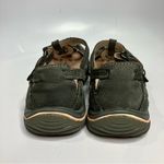 Jambu  Spain gray‎ leather memory foam sandals size 9 Photo 6
