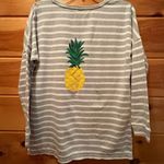 Crown & Ivy Gray Green Relaxed T-shirt Photo 5