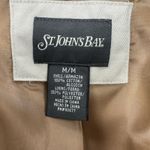 st. john's bay Business Casual Blazer Men Medium Khaki Tan Suit Sport Coat Jacket Photo 5