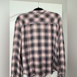 Anthropologie’s “Hazel' Pink Plaid Crochet Lace Embroidered Western Look Size XL Photo 11