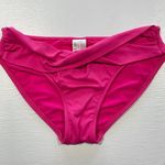 Seafolly New Solid Twist Band Hipster Bikini Swim Bottom Raspberry Pink Photo 4