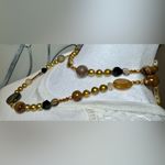 NWT Alexander Kalifano Pearl & Natural Gemstone Necklace Gold Photo 6