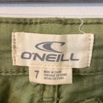 O'Neill O’NEILL ankle junior Pants size 7 inseam 24” good condition color green Photo 2