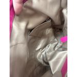 Coach Medium Signature Shoulder Handbag Beige With Hot Pink Leather Trim Photo 3