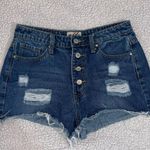 Denim Blvd High Waisted Denim Shorts Photo 0