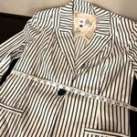 CAbi  Olé Bell Sleeve Navy Striped Blazer
Jacket Size 6 Photo 8