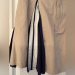 Free People Hannah Sporty Mini Skirt Women’s Beige & Navy Blue Pleated Size XS Photo 8