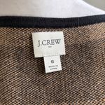 J.Crew Plaid Open Front Cardigan Tunic Black Brown Sweater Small Oversized Photo 4
