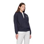 Sporty & Rich Navy SRHWC Zip Hoodie XS Navy Heavyweight Cotton Blue Photo 4