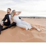 Black Halo Pravella Jumpsuit in Ivory Size US 4 Photo 3