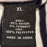 New Direction  Blue & White Stripes With Shoulder Lace Front Is Shorter S… Photo 7