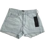 NWT EDWIN Cai Denim Cut Off Jeans Shorts‎ Size 28 in Light Daydream Wash Blue Photo 1