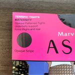 Marvelous Mama Assets by SPANX Terrific Opaque Stripe Black Tights Size 2 Photo 1