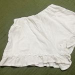 Princess Polly White Gauze Daisy Trim Shorts Photo 1