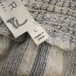 ASTR  The Label Carson Off-The-Shoulder Sky Blue Striped Top Photo 3