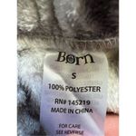 Born Cream Gray Buffalo Plaid Super Soft Plush Lounge Pajama Pants Small Gray Photo 2