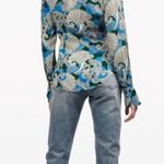 Equipment  Daria paisley-print blouse bow tie sz M Photo 3