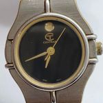 Vintage Centrax women watch 24mm silver tone black dial up to 7.5” running Photo 1