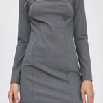 ZARA NWT Cut Out Houndstooth High Collar Dress Photo 0
