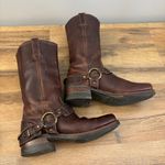 Frye 12R Harness Square Toe Moto Boots 77250 Made In USA Women’s 8.5 M Photo 8