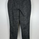 Chico's Chico’s Pants Size 2.5 Large 14 Pull On Hidden Elastic Animal Print Gray Skinny Photo 3