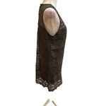 Abercrombie & Fitch Women's S Green Crochet Sleeveless Sheath Dress Photo 2