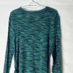 Macy's NWT Macy’s And Now This Green & Navy Space Dyed Ruched Long Sleeve Midi Dress 3X Photo 12