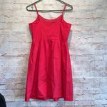 Tommy Hilfiger sundress 4 pink thin straps scoop neck lined pleated side zipper Photo 5
