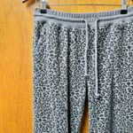 Rails Kingston Cheetah Print Sweatpants Joggers Charcoal Mini Gray Grey Medium M Photo 5