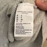 American Eagle Jegging Fit Pullover Sweater Lace Up Front Knitted Gray Sz Small Photo 3