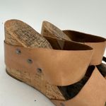 Lucky Brand  Leather Tan Magnolia Espadrille Heels Size 8.5 Photo 1