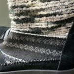 Toms  Nepal Black Suede Textile Womens Boots Photo 5