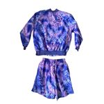 PRINCE Vintage Women's Purple Windbreaker Shorts Set Size Small Photo 5