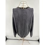 Athleta pullover women’s sweatshirt black gray size small Tall tencel blend Photo 11