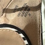 Betsey Johnson Black and Pink Rhinestone Floral Sandals Size 8.5 Photo 4