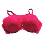 Torrid Perfect T-Shirt Bra 48 DDD Lacey Red Lift Supportive Curvy Comfort Sexy Photo 1