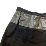 Rafael Long Pencil Skirt with Vegan Leather Trim Black Size 10 Photo 1