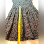 AQUA (Bloomingdale’s) Lace style Mini Dress, Stretchy, Size L Photo 7