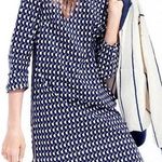 J.Crew Jet Set Geo 3/4 Sleeve Dress Photo 3