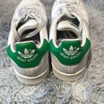Adidas  White Sneakers with Green Accents Photo 2