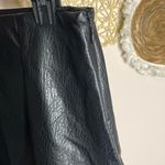 Old Navy NWT High Waist Faux Leather Fitted Mini Skirt (Black) - medium Photo 4