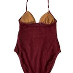 Mossimo Maroon One Piece Swimsuit Women Size S NWT | 6 Photo 1