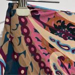 Multicolor Patterned Women's Skirt Yigal vintage Y2K :Box OW2: Red Size 2 Photo 5