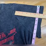 City Chic women’s charcoal Eagle flag short sleeve Graphic Grunge T-Shirt|Sz:XS Photo 6