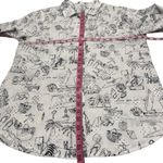 Chico's Chico’s Sanibel Eyelet Billow Sleeve Button Up Cotton Shirt Size 1 (8/10) Photo 2