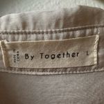 By Together  Long Sleeve Button Up Blouse Shirt Photo 0
