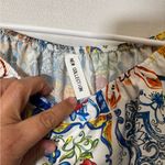 NWOT,Floral Patterned Women's Shorts Set,made in Italy,size 8 Red Photo 1