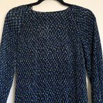 Madewell NWT Crinkle Georgette Mini Dress in Blue Floral NO123 Photo 4