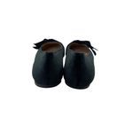 Fioni Women's Black Soft Flats with A Bow Photo 3